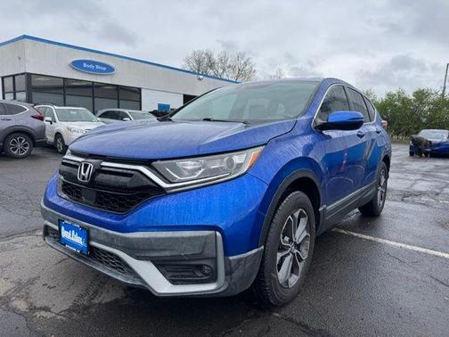 Aegean Blue Metallic 2021 Honda CR-V EX