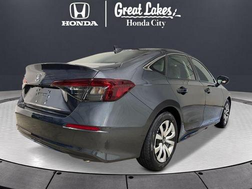 Meteorite Gray Metallic 2026 Honda Civic LX