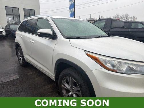 Blizzard Pearl 2015 Toyota Highlander XLE