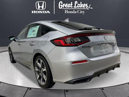 Solar Silver Metallic 2026 Honda Civic Hybrid Sport Touring