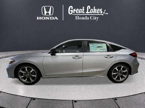 Solar Silver Metallic 2026 Honda Civic Hybrid Sport Touring