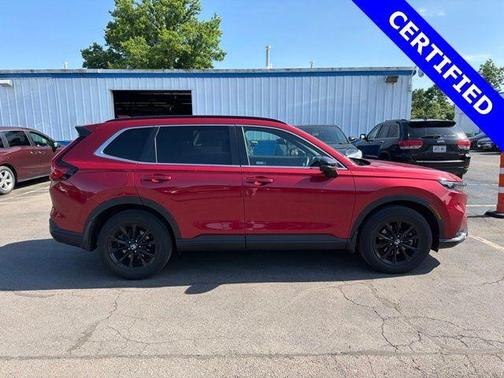 Radiant Red Metallic 2024 Honda CR-V Hybrid Sport-L