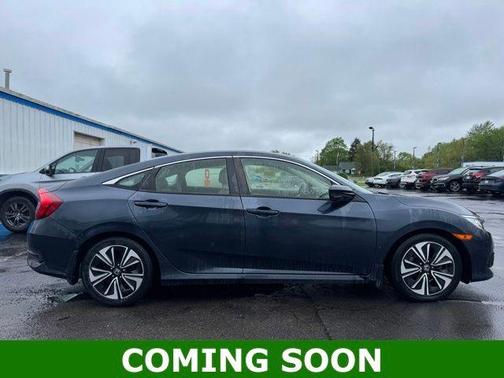 Cosmic Blue Metallic 2018 Honda Civic EX-T