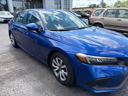 Aegean Blue Metallic 2024 Honda Civic LX
