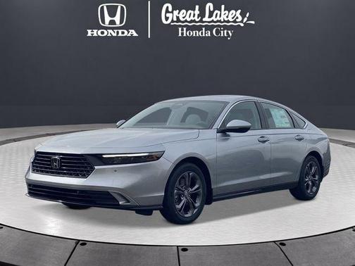 Solar Silver Metallic 2026 Honda Accord Hybrid EX-L