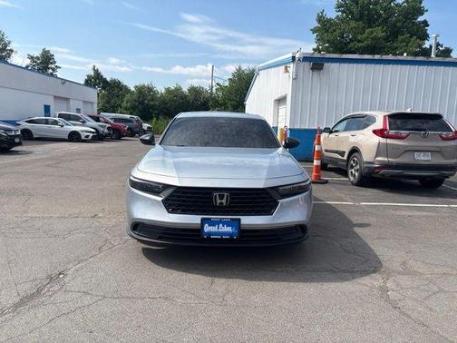 Solar Silver Metallic 2025 Honda Accord Hybrid Sport