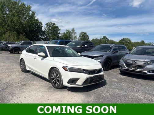 Platinum White Pearl 2024 Honda Civic EX-L