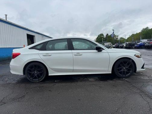 Platinum White Pearl 2023 Honda Civic Sport
