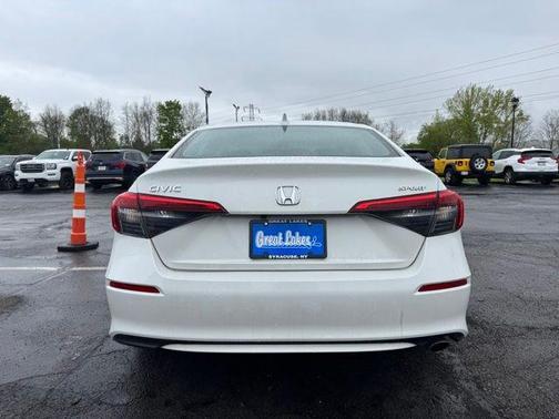 Platinum White Pearl 2023 Honda Civic Sport