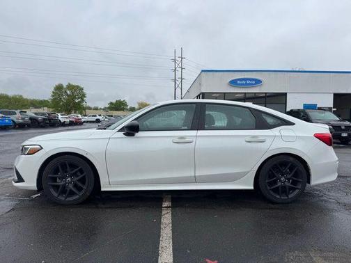 Platinum White Pearl 2023 Honda Civic Sport