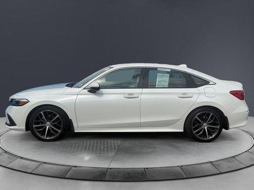 Platinum White Pearl 2024 Honda Civic Touring