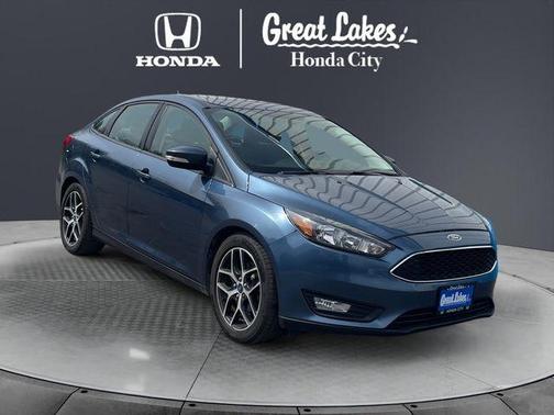 Lightning Blue Metallic 2018 Ford Focus SEL