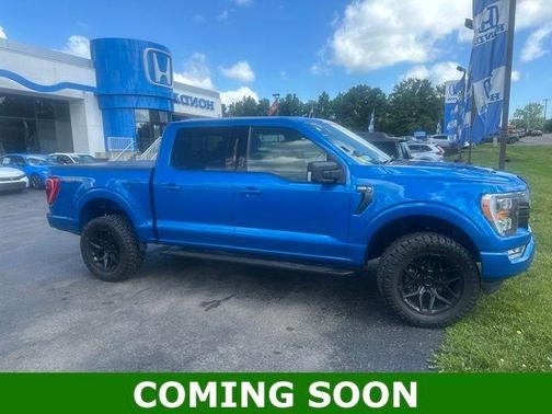 Velocity Blue Metallic 2021 Ford F-150 XLT