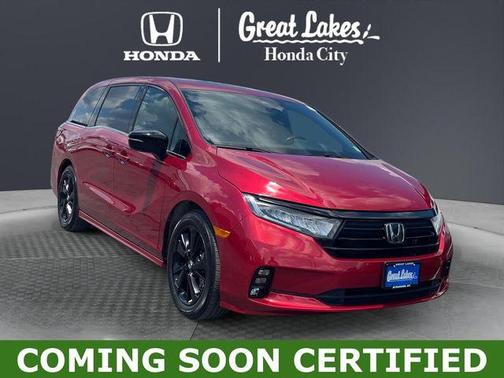 Radiant Red Metallic II 2023 Honda Odyssey Sport