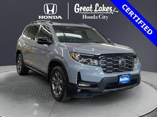 Sonic Gray Pearl 2024 Honda Passport TrailSport