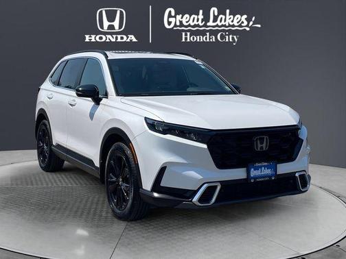 Platinum White Pearl 2024 Honda CR-V Hybrid Sport Touring