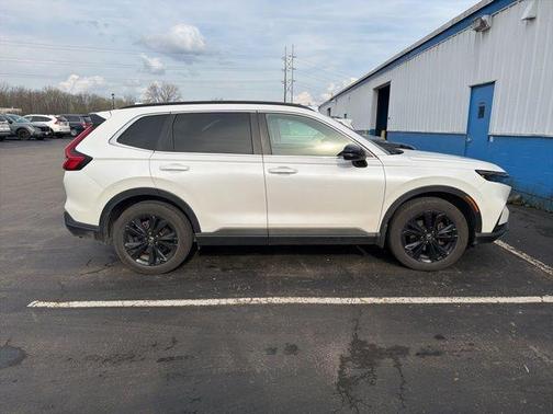 Platinum White Pearl 2024 Honda CR-V Hybrid Sport Touring