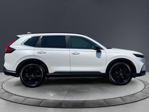 Platinum White Pearl 2024 Honda CR-V Hybrid Sport Touring