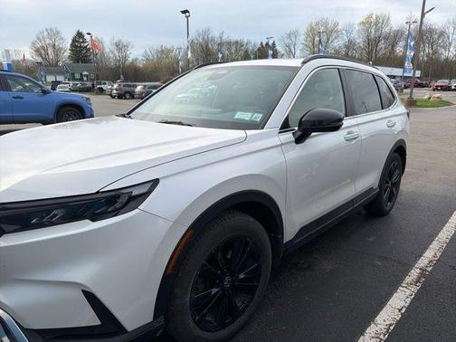 White 2024 Honda CR-V Hybrid Sport Touring