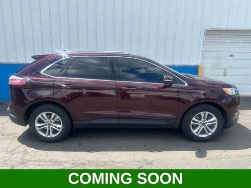 Burgundy 2020 Ford Edge SEL