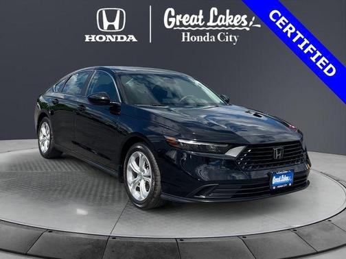 Crystal Black Pearl 2024 Honda Accord LX