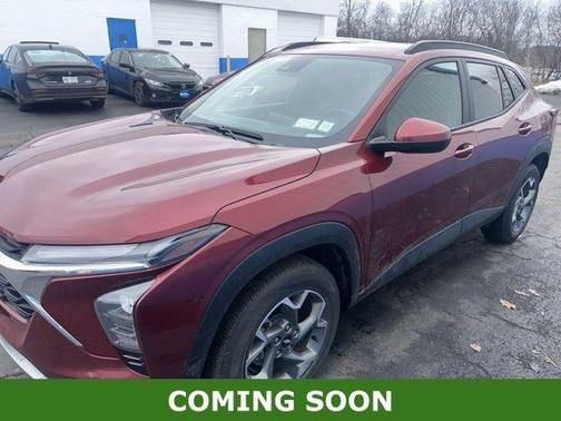 Crimson Metallic 2025 Chevrolet Trax LT