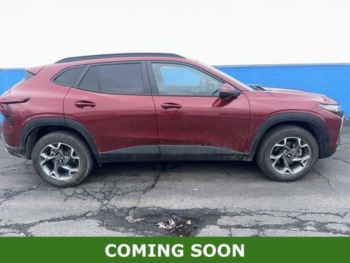 Crimson Metallic 2025 Chevrolet Trax LT