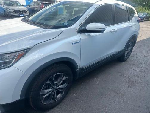 Platinum White Pearl 2020 Honda CR-V Hybrid EX-L