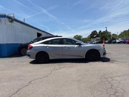 Lunar Silver Metallic 2018 Honda Civic LX
