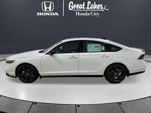Platinum White Pearl 2026 Honda Accord Hybrid Sport-L