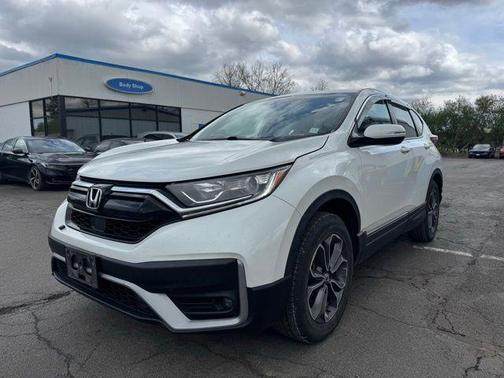 White 2020 Honda CR-V EX-L