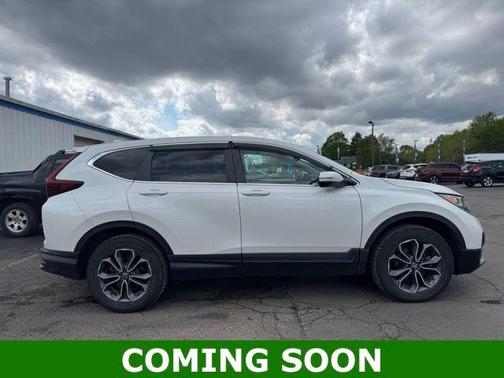 White 2020 Honda CR-V EX-L