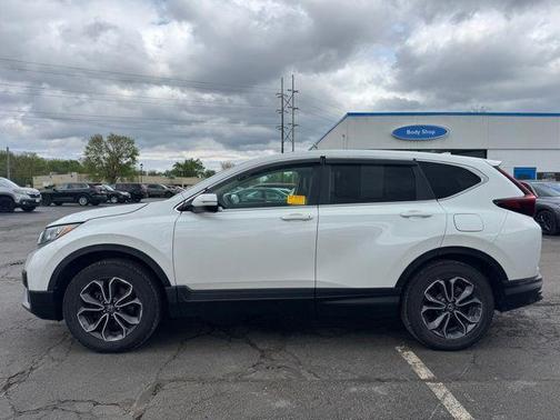 White 2020 Honda CR-V EX-L