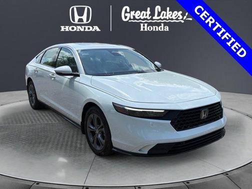 Platinum White Pearl 2024 Honda Accord Hybrid EX-L