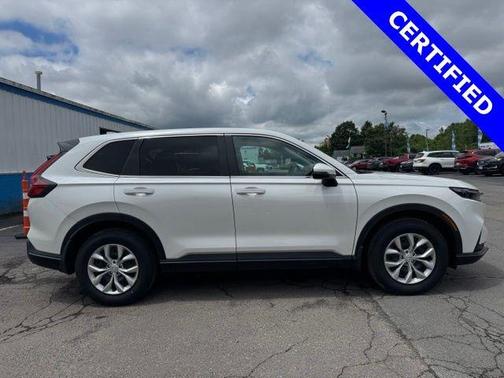 Platinum White Pearl 2025 Honda CR-V LX