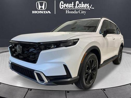Platinum White Pearl 2026 Honda CR-V Hybrid Sport Touring