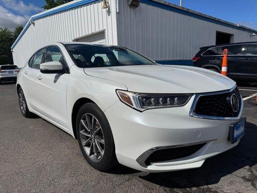 Platinum White Pearl 2020 Acura TLX Technology