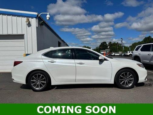 Platinum White Pearl 2020 Acura TLX Technology