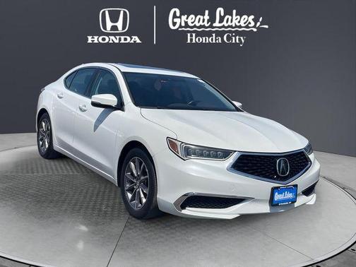 Platinum White Pearl 2020 Acura TLX Technology