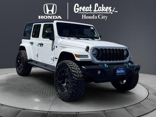 Bright White Clearcoat 2024 Jeep Wrangler 4xe Sport