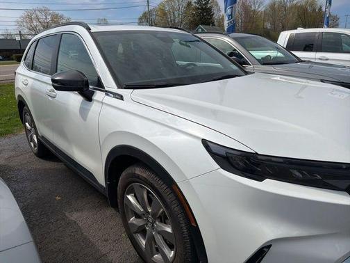 Platinum White Pearl 2023 Honda CR-V Hybrid Sport Touring