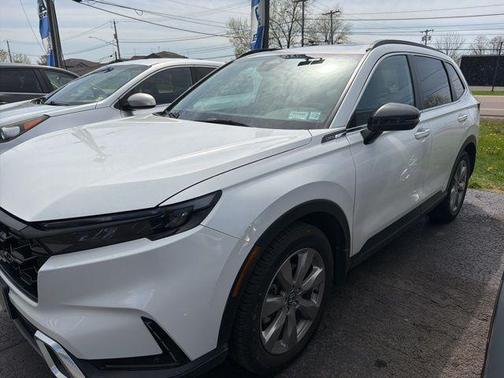Platinum White Pearl 2023 Honda CR-V Hybrid Sport Touring
