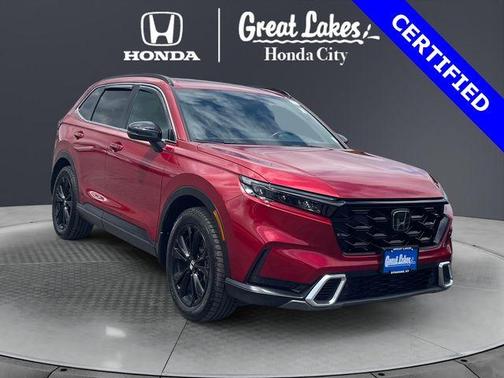 Radiant Red Metallic 2024 Honda CR-V Hybrid Sport Touring