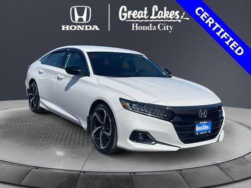 Platinum White Pearl 2022 Honda Accord Sport 1.5T