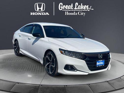 Platinum White Pearl 2022 Honda Accord Sport 1.5T
