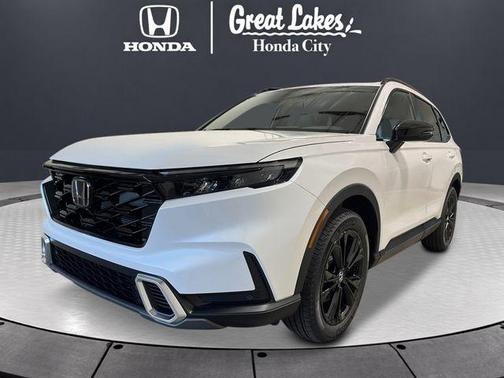 Platinum White Pearl 2026 Honda CR-V Hybrid Sport Touring
