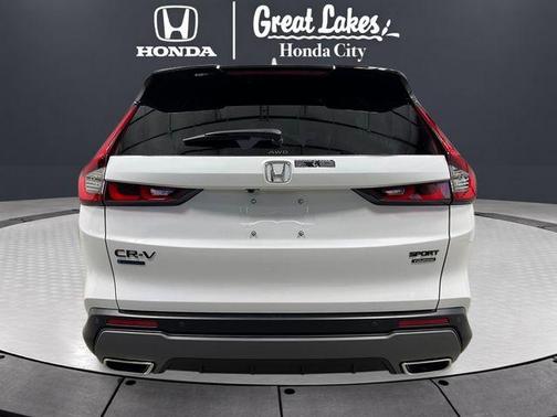 Platinum White Pearl 2026 Honda CR-V Hybrid Sport Touring
