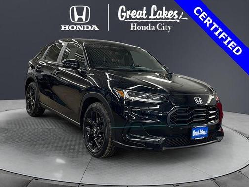 Crystal Black Pearl 2023 Honda HR-V Sport