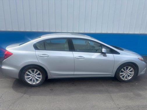 Alabaster Silver Metallic 2012 Honda Civic EX-L