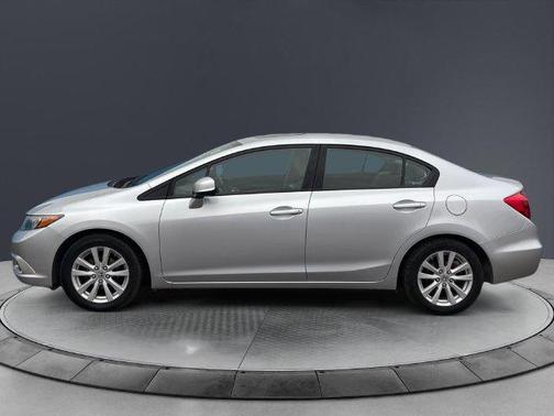 Alabaster Silver Metallic 2012 Honda Civic EX-L